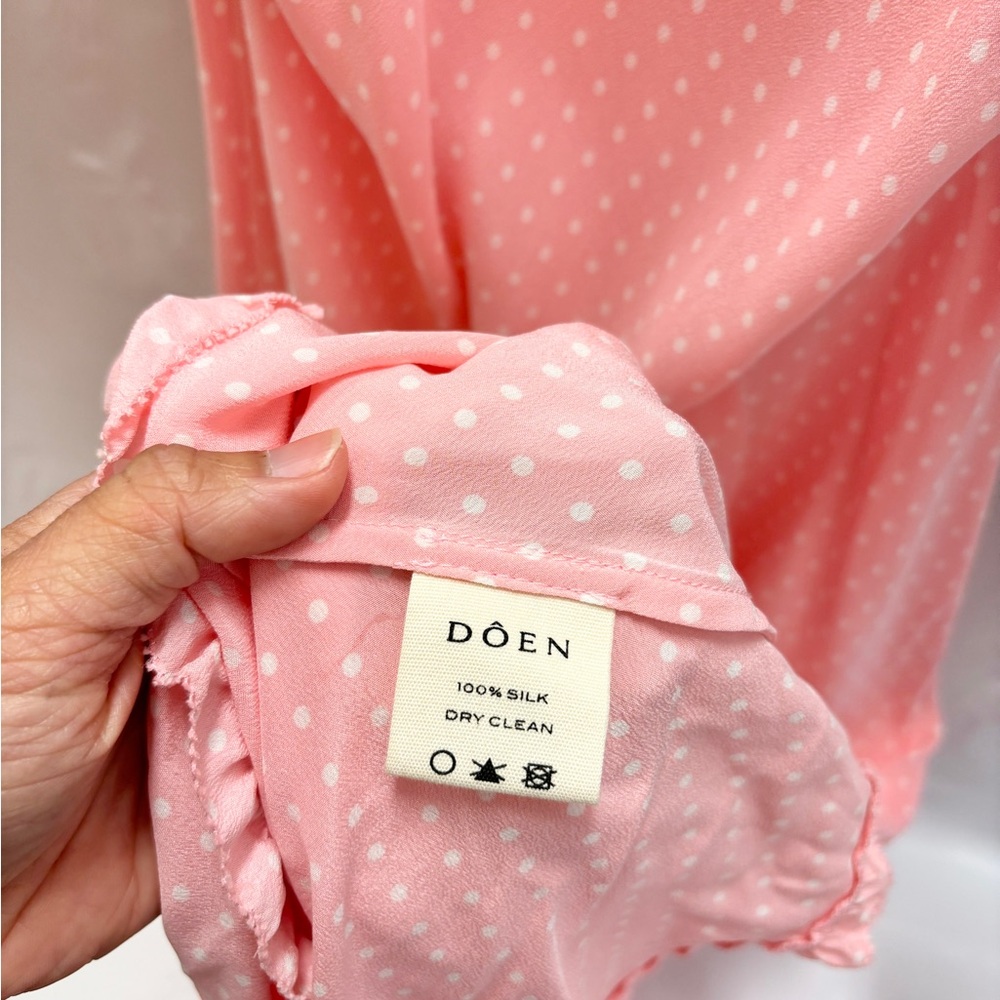 Doen Pink Polka Dot Ruffle Dress - Picture 8 of 8